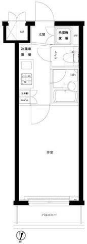 拡大写真:ルーブル大崎弐番館 2階207の間取り