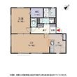 四日市市ときわ2丁目の間取図