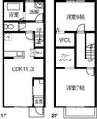 四日市市楠町南五味塚の間取図