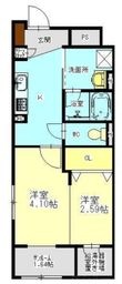 四日市市中町の間取図
