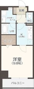 四日市市新町の間取図
