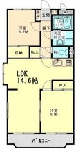 三重郡菰野町大字潤田の間取図