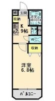 ユーミーマンション加藤B棟の間取図