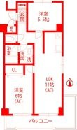 藤沢市鵠沼石上1丁目の間取図