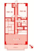 藤沢市南藤沢の間取図