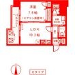 横浜市戸塚区品濃町の間取図