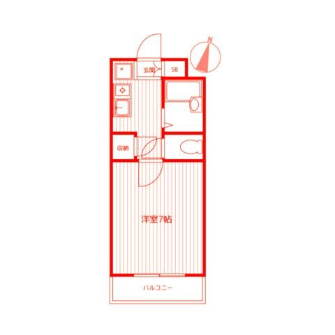 拡大写真:横浜市戸塚区吉田町 1階105の間取り