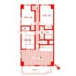 藤沢市南藤沢の間取図