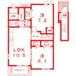 藤沢市鵠沼神明2丁目の間取図