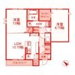 鎌倉市腰越の間取図