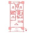 茅ヶ崎市新栄町の間取図