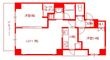 写真:藤沢市湘南台2丁目 6階601の間取図