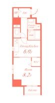 厚木市中町3丁目の間取図