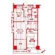 藤沢市南藤沢の間取図