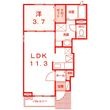 大和市深見台3丁目の間取図