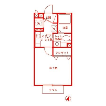 拡大写真:藤沢市辻堂元町4丁目 1階103の間取り