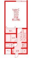 鎌倉市台の間取図