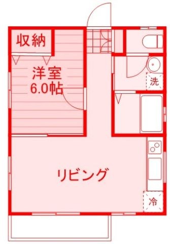 拡大写真:茅ヶ崎市東海岸北1丁目 1階101の間取り