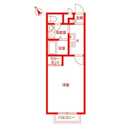 拡大写真:逗子市久木3丁目 1階101の間取り