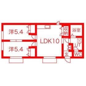 拡大写真:大和市上草柳 1階102の間取り