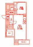 レジデンスセゾン子安の間取図