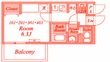 リブリ・コントラストの間取図