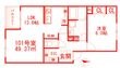 ヴィラージュ戸塚Ⅰの間取図
