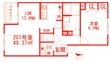 ヴィラージュ戸塚Ⅰの間取図
