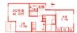 ヴィラージュ戸塚Ⅰの間取図
