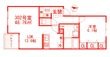 ヴィラージュ戸塚Ⅰの間取図