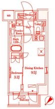 パークアクシス横浜伊勢佐木町通りの間取図