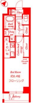 サンクレールカワサキの間取図