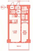 メジリス 新羽の間取図
