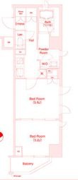 グラマシー横濱関内の間取図