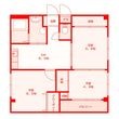 新町ビルの間取図