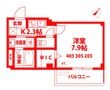 メルベージュの間取図
