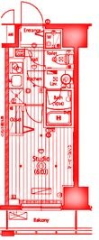 ガーラ・ステーション横濱関内の間取図