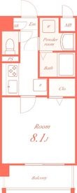 レフレールの間取図
