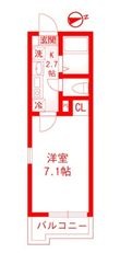 グランドール二俣川の間取図