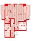 クラージュKAMAKURAYAの間取図