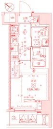 イアース横濱関内の間取図