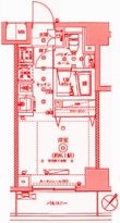 イアース横濱関内の間取図