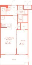 Clochette Nakamotoの間取図