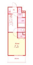 hamy Ⅱの間取図