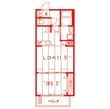 ハイデル二俣川の間取図