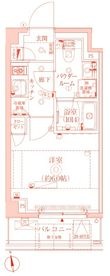 クレイシア横浜ヴェールの間取図
