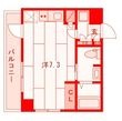 横浜翠葉BuildingⅠの間取図