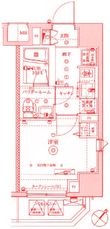 イアース横濱関内の間取図