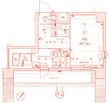 イアース横濱関内の間取図