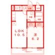 クレールの間取図